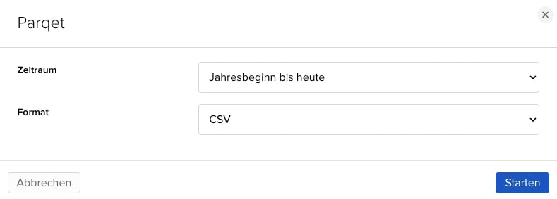 CSV Export erstellen