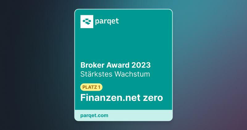 Parqet Broker Awards: zinanzen.net zero