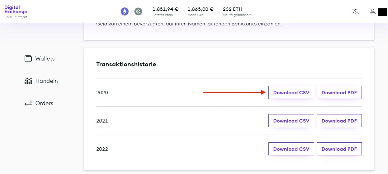 Parqet CSV Import für BSDEX