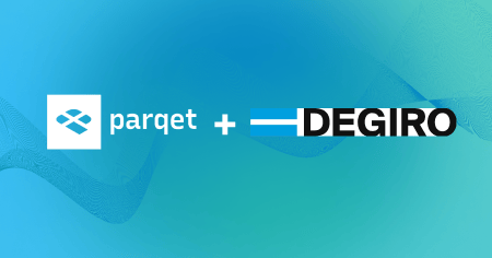 Parqet unterstützt den Null-Klick Import für Degiro Nutzer