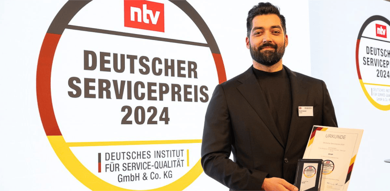 Parqet gewinnt deutschen Servicepreis 2024
