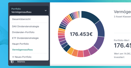 Mehrere Portfolios Anlegen mit Parqet Plus