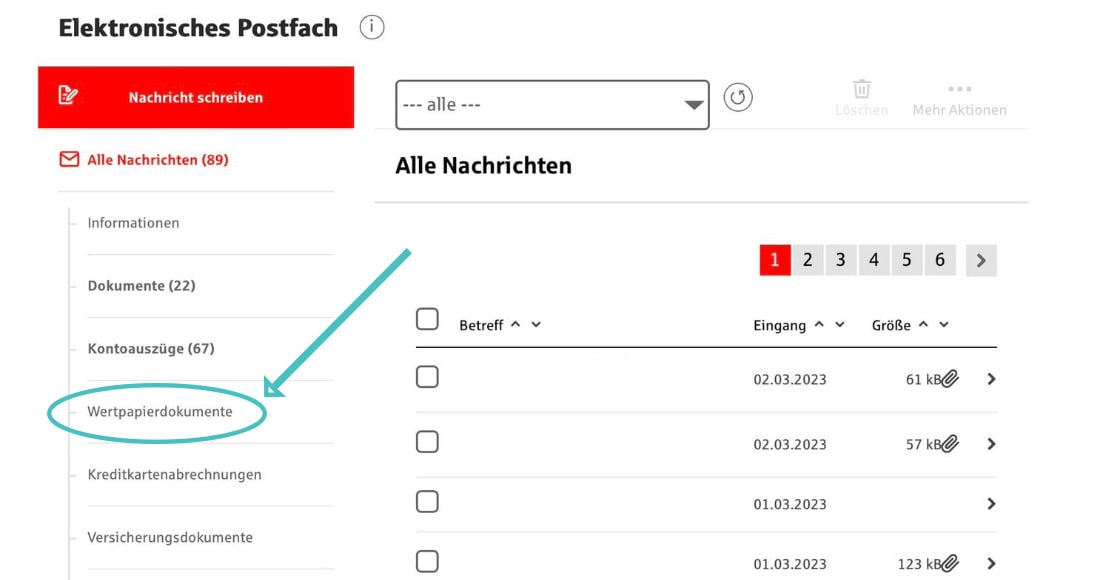 Parqet Null-Klick Import für Sparkasse